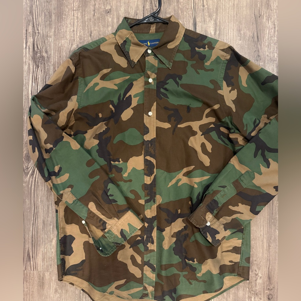 Ralph Lauren Camouflage Shirt Jacket